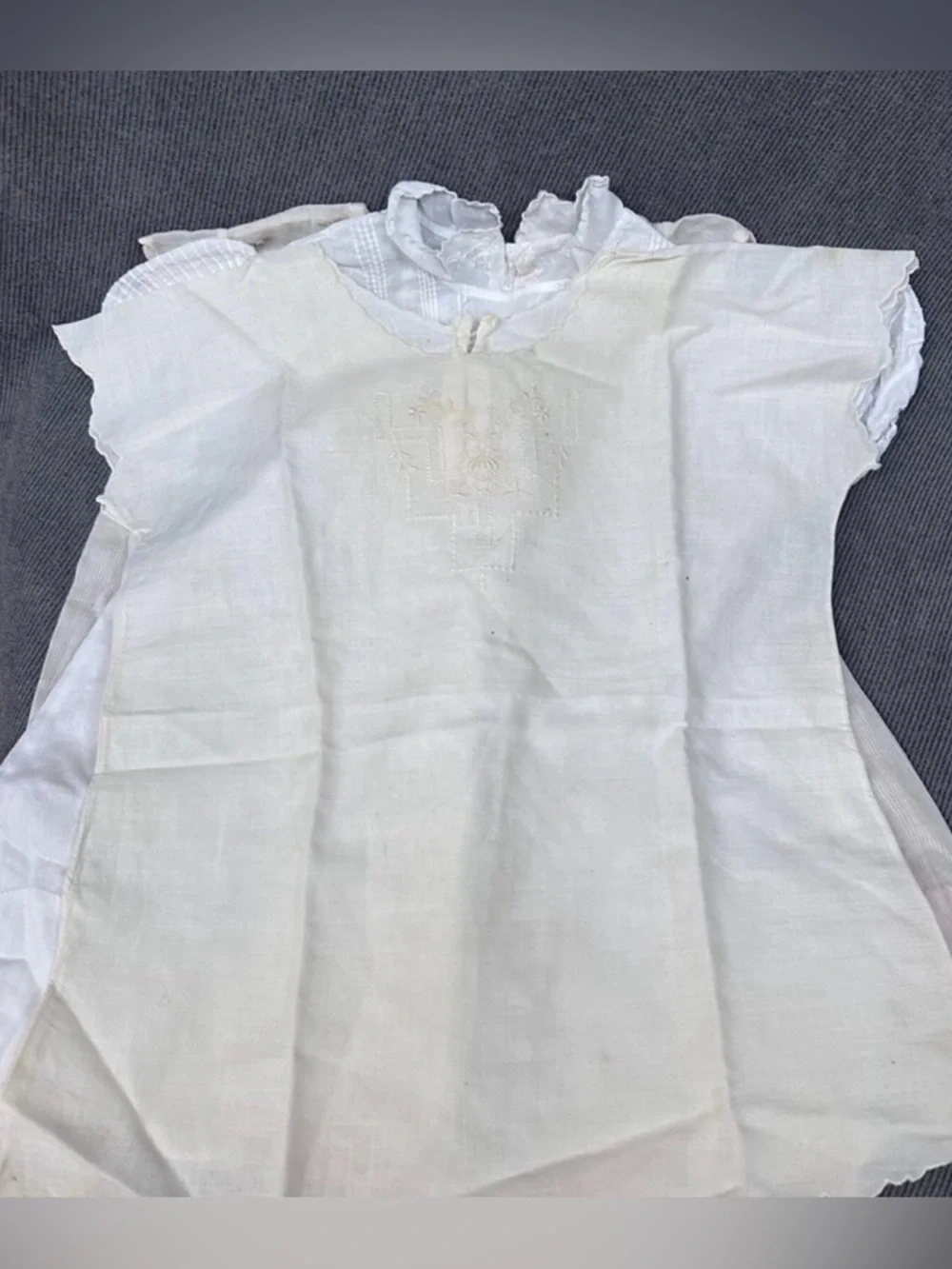 Vintage Baby Day Gowns Dresses W/ Embroidery Estate Lot 23 Pc Cotton Batiste